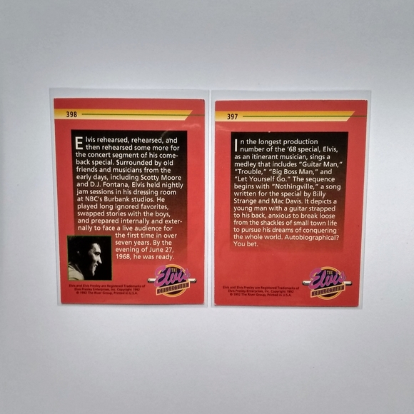 Elvis Presley Vintage Trading Cards 1992 (10) - Picture 6 of 10
